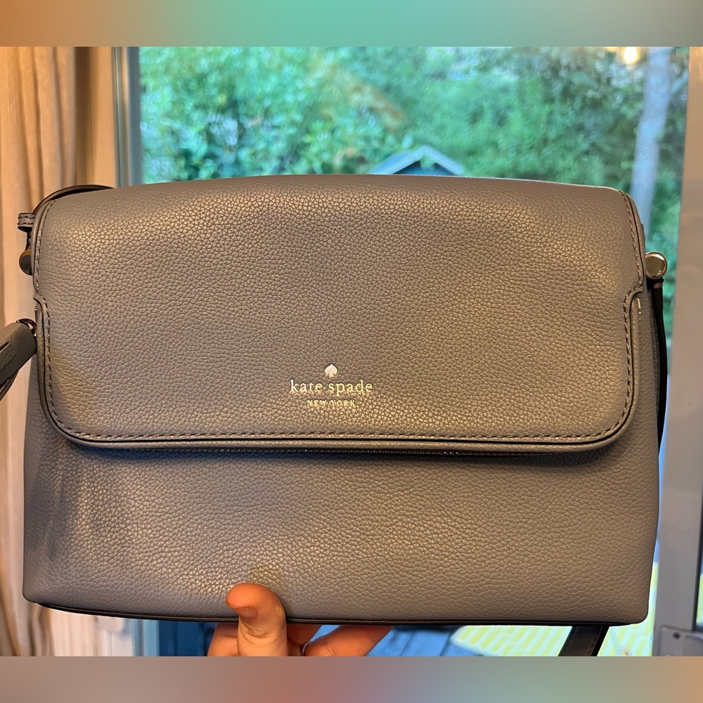 Kate Spade Leather Crossbody Blue Like New